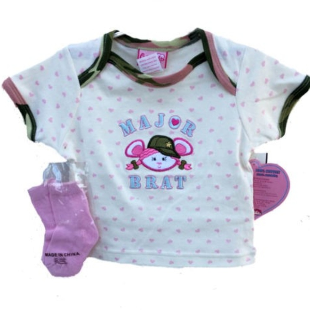Only Girls Bon Bebe 2-pc. Top & Socks Set Size 3-6